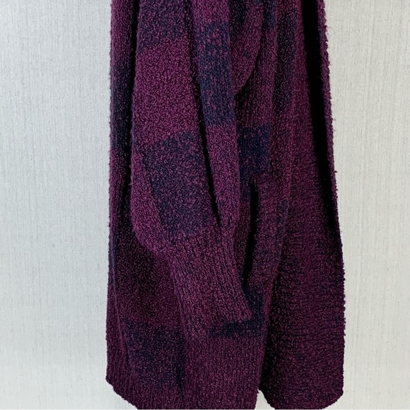 VTG 80s~Penbrooke Lane Retro Oversized/Slouchy Open Front Long Line Cardigan~SzM - Picture 8 of 14